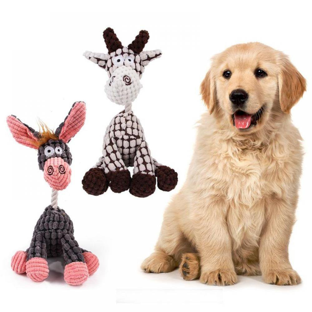 1PC Dog Chew Toy Dog Plush Toys Squeaky Dog Toys Dog Birthday Toys for Large Dogs Indestructible Dog Toys Dog Pen Indoor Dog Toys Large Breed Puppy Chew Toys