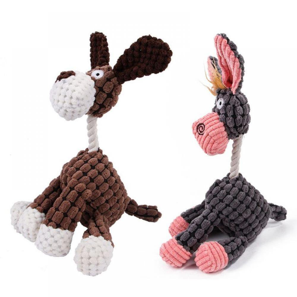 1PC Dog Chew Toy Dog Plush Toys Squeaky Dog Toys Dog Birthday Toys for Large Dogs Indestructible Dog Toys Dog Pen Indoor Dog Toys Large Breed Puppy Chew Toys